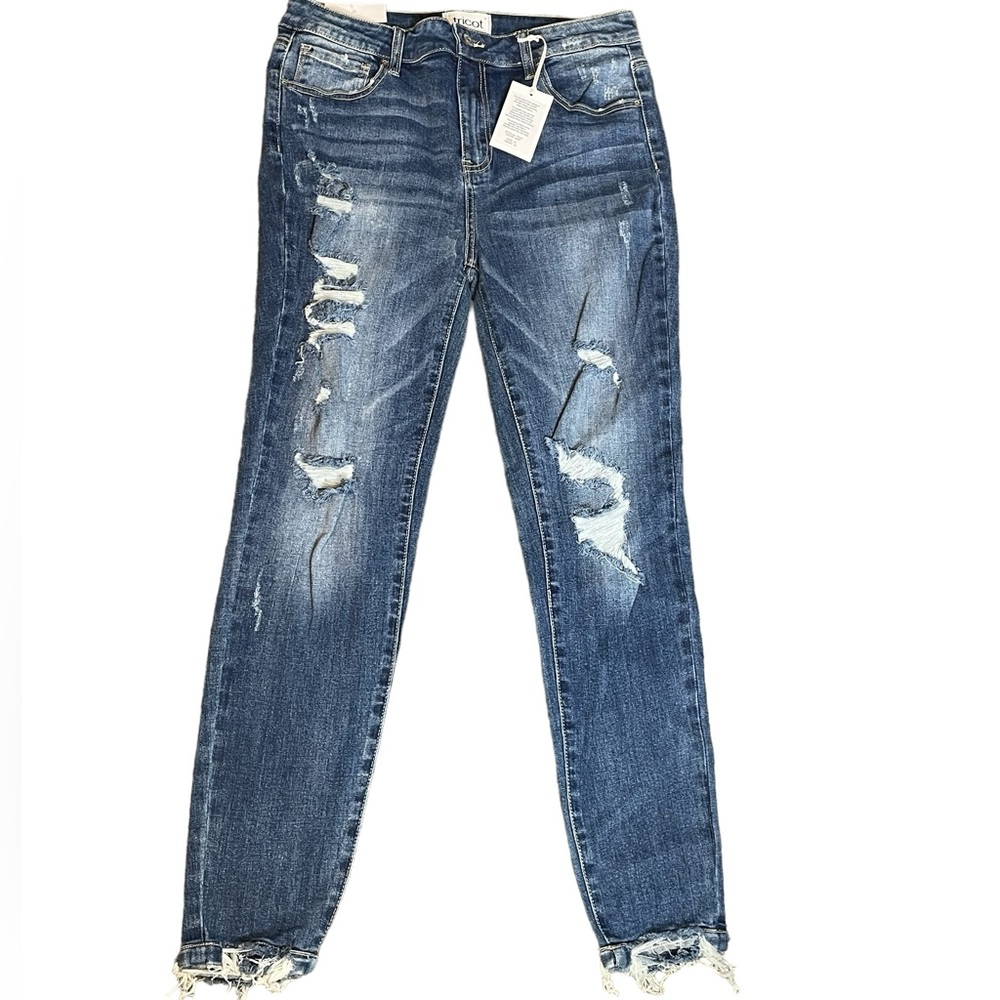 Tricot Mid Rise Ankle Skinny Jean, Size 32, US 10, NWT‎